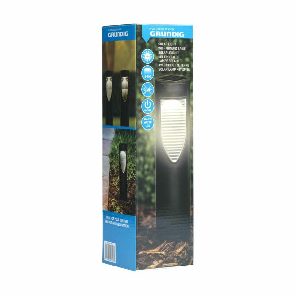 Grundig Solar LED-Light Warm White Solarleuchte - schwarz Grundig Solar LED-Light Warm White Solarleuchte - schwarz