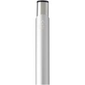 Moneta balpen van gerecycled aluminium (blauwe inkt) - Zilver