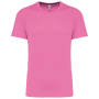 Gerecycled herensport-T-shirt met ronde hals Deep Pink XS Gerecycled herensport-T-shirt met ronde hals Deep Pink XS