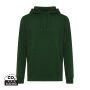 Iqoniq Rila lichtgewicht gerecycled katoen hoodie, forest green (XS)