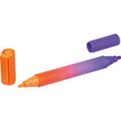 Duocolor markeerstift XXL versie Lengte 24,5 cm - oranje