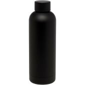Spring 500 ml RCS-gecertificeerde gerecyclede roestvrijstalen koperen vacuümgeïsoleerde fles - Zwart Spring 500 ml RCS-gecertificeerde gerecyclede roestvrijstalen koperen vacuümgeïsoleerde fles - Zwart