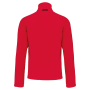 Microfleece met rits en raglanmouwen heren Red S
