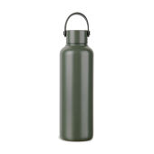 VINGA Baltimore RCS recycled SS fles 600 ML, groen