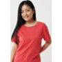 IQONIQ Yala dames lichtgewicht gerecycled katoen t-shirt, luscious red (XXS)
