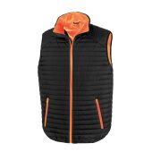 black/orange