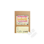 A6 kaart dubbel in cadeaudoosje