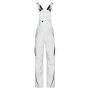 Workwear Pants with Bib - COLOR - white/royal 44