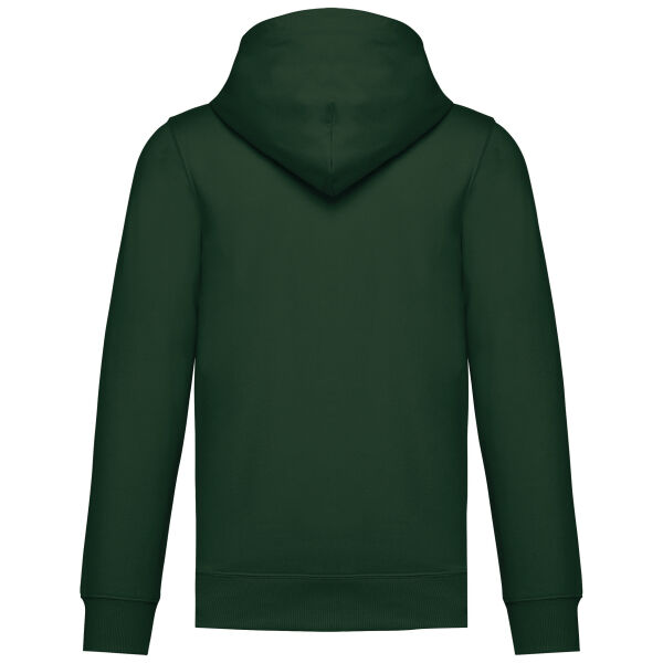 Gerecycleerde sweater met capuchon uniseks Forest Green S