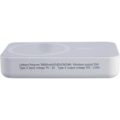Gerecyclede draadloze oplader powerbank Meno zwart