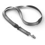 Afneembare polyester keycord met reflecterende overlay