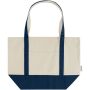 Sam draagtas van 320 g/m² GRS gerecycled katoen - Marineblauw/Natuur Sam draagtas van 320 g/m² GRS gerecycled katoen - Marineblauw/Natuur