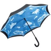 Regular umbrella FARE® Contrary black/cloud design