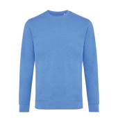 Iqoniq Denali gerecycled katoen sweater ongeverfd, heather blue (XXL)