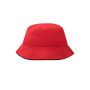 Fisherman Piping Hat for Kids red/black Fisherman Piping Hat for Kids red/black