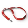 Polyester lanyard met reflecterende draden Polyester lanyard met reflecterende draden