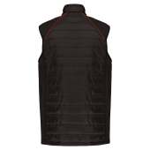 Bodywarmer Day To Day in twee stoffen Black / Red XS