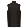 Bodywarmer Day To Day in twee stoffen Black / Red XS Bodywarmer Day To Day in twee stoffen Black / Red XS