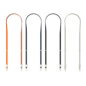 Nivo RCS recycled PET Crossbody lanyard, grijs