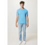 IQONIQ Bryce gerecycled katoen t-shirt, tranquil blue (S)