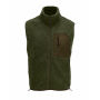Unisex Sherpa Bodywarmer Fury army/dark army XS