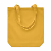 RASSA COLOURED - Stevige canvas boodschappentas - Ochre
