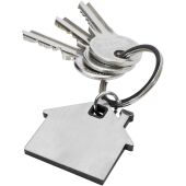 Nook huisvormige sleutelhanger - Zwart