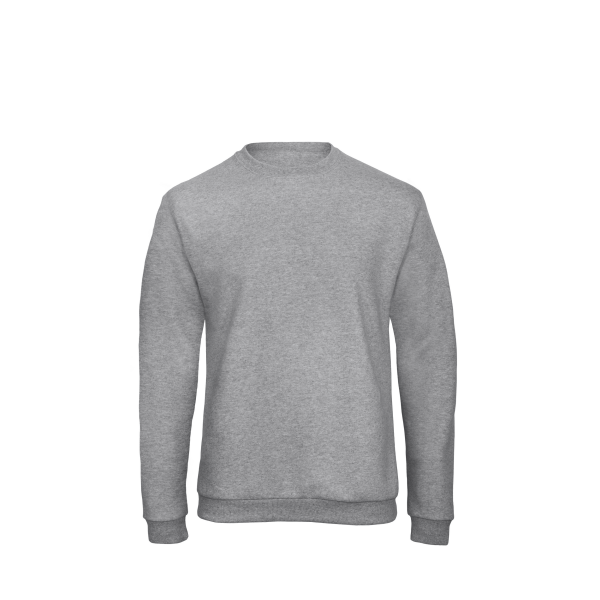 ID.202 Crew Neck Sweatshirt Heather Grey 4XL ID.202 Crew Neck Sweatshirt Heather Grey 4XL