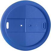 Americano® Eco 350 ml gerecyclede beker met spill-proof deksel - Middenblauw/Zwart