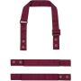 Swap and Pop Customisable Apron Straps, Burgundy, ONE, Premier