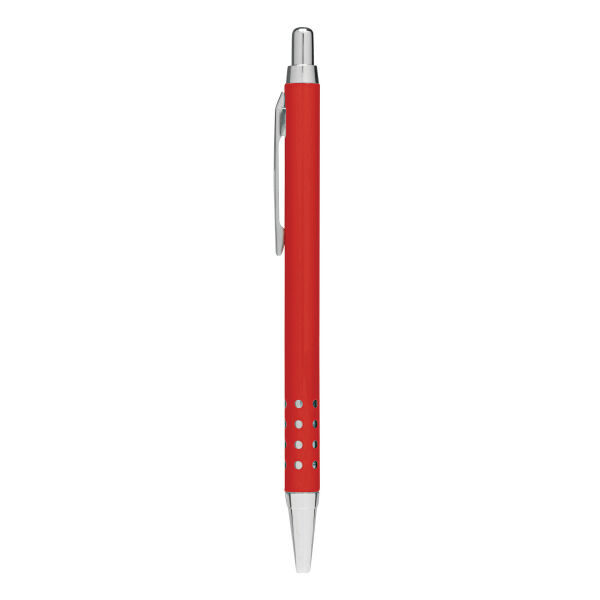 BUDAPEST - Messing balpen glanzend rood BUDAPEST - Messing balpen glanzend rood
