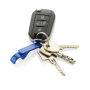 RCS fles- en blikopener van gerecycled aluminium, blauw