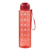 AQUA LEVEL - Sportdrinkfles rood