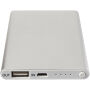Pep aluminium powerbank 4000 mAh - Zilver