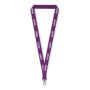 Polyester lanyard met reflecterende draden