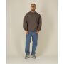 Radder 2.0 - Het unisex oversized crewneck sweatshirt - Mocha (S)