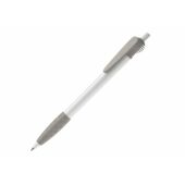Balpen Cosmo grip hardcolour - Wit / Zilver Balpen Cosmo grip hardcolour - Wit / Zilver