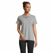 PULSE WOMEN - PULSE DAMES POLO - L - Grijs Gemêleerd 2