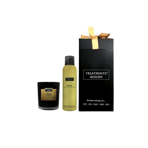 TREATMENTS® Giftbox Shower Foam & Candle (DeLuxe) - Omani TREATMENTS® Giftbox Shower Foam & Candle (DeLuxe) - Omani