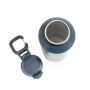 Via RCS Re-steel lockable sport bottle 600ML, donkerblauw