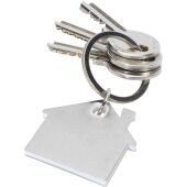 Nook huisvormige sleutelhanger - Wit