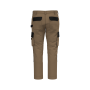 Tweekleurige heren werkbroek Camel / Black 44 FR