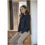 Merrit dames pullover met ronde hals - Zwart - XL