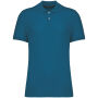 Ecologische herenpolo in piquétricot Blue Sapphire 4XL