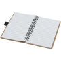 Cobble A6 wire-o gerecycled kartonnen notitieboek met steenpapier - Naturel
