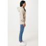 IQONIQ Yoho gerecycled katoen relaxed hoodie, desert (L)