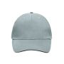 5 Panel Sandwich Cap light-grey/black