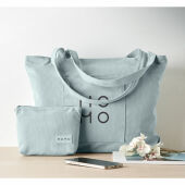 CORDY G - Grote corduroy boodschappentas - Babyblauw CORDY G - Grote corduroy boodschappentas - Babyblauw