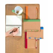 Notitieboek Stella | Gerecycled karton | Gelinieerd | Balpen zwart