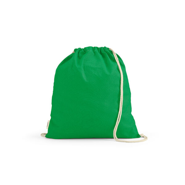 Gerecycled katoenen eco gymtas Lhotse | 140 g/m² | 41×37 cm | Koord rugzak | Groen Gerecycled katoenen eco gymtas Lhotse | 140 g/m² | 41×37 cm | Koord rugzak | Groen